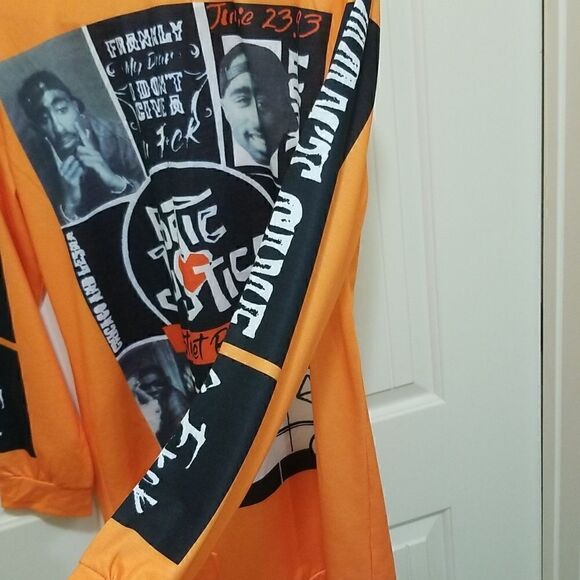 Tupac Poectic Justice Bio Long Sleeve Shirt XL - Picture 6 of 9